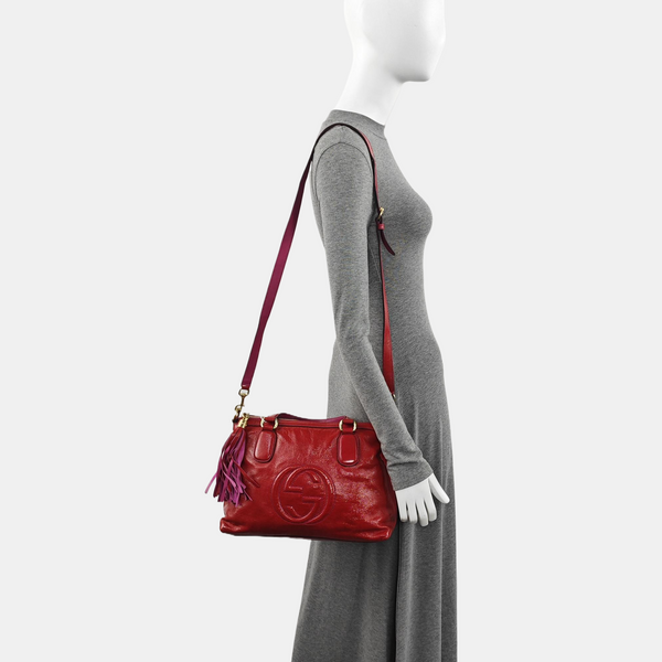 Soho Small Calfskin Red