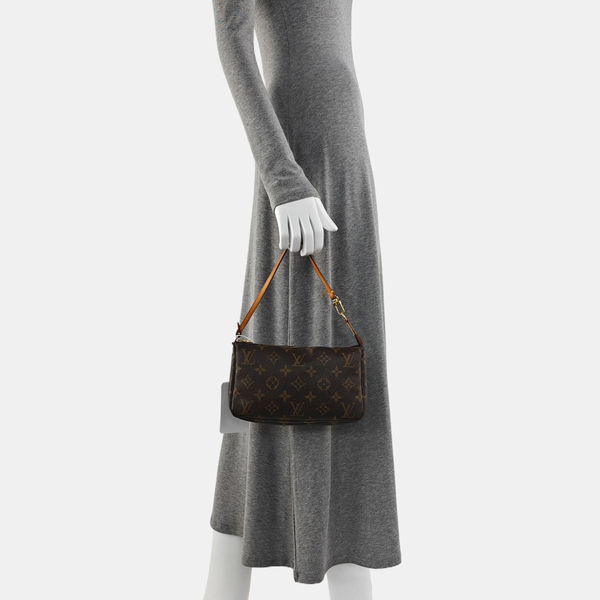 ACCESSOIRES Monogram Coated Canvas Brown