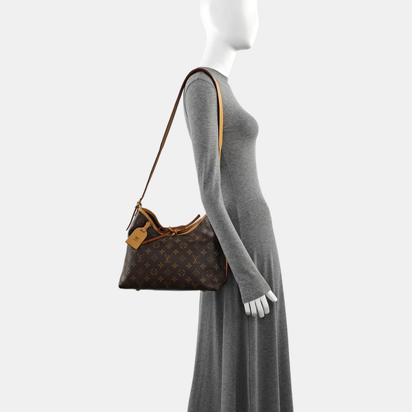 CARRYALL PM Monogram Coated Canvas Brown