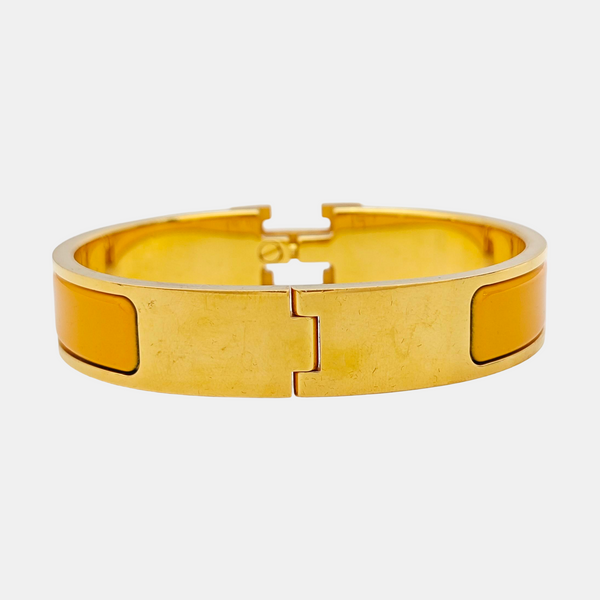 Clic H Metal Gold Bangle