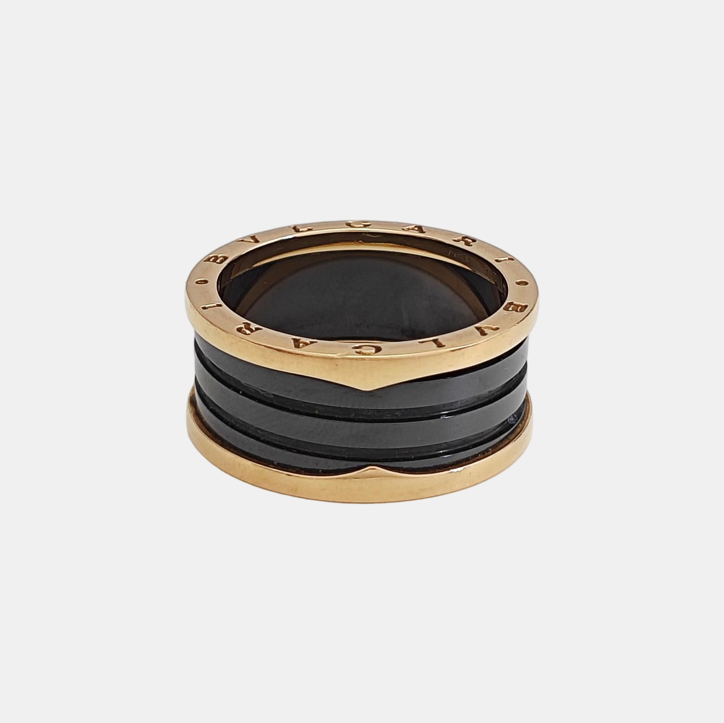 B.ZERO1 18k Rose Gold Ring EU 70