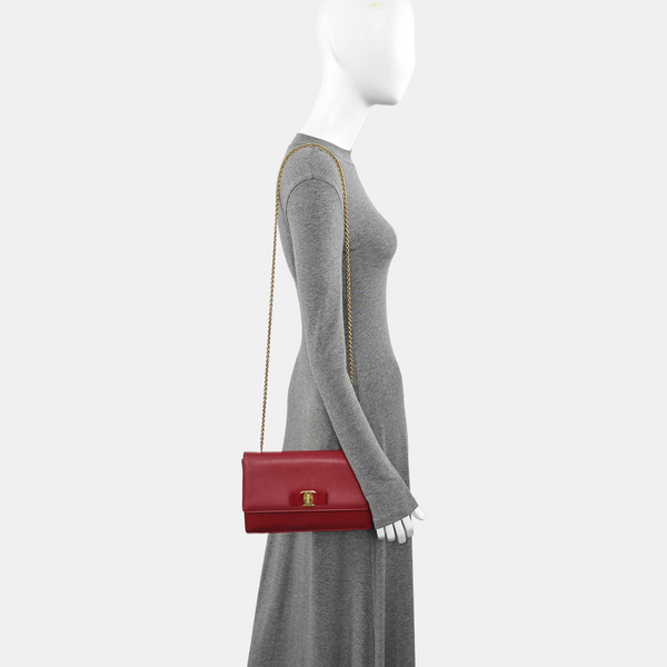 Ginny Calfskin Red