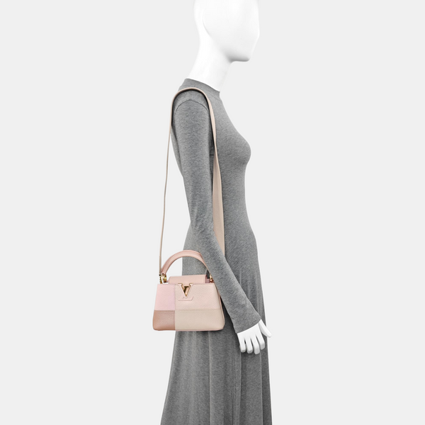 CAPUCINES Mini Calfskin Pink
