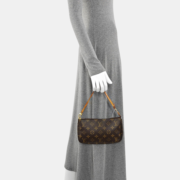 ACCESSOIRES Monogram Coated Canvas Brown