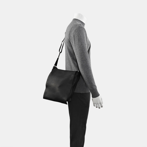 Calfskin Crossbody Bag Black