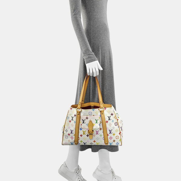 LV × TM AURELIA Monogram Coated Canvas White