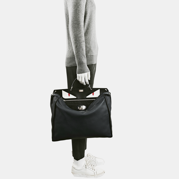 Peekaboo Large Calfskin Blue