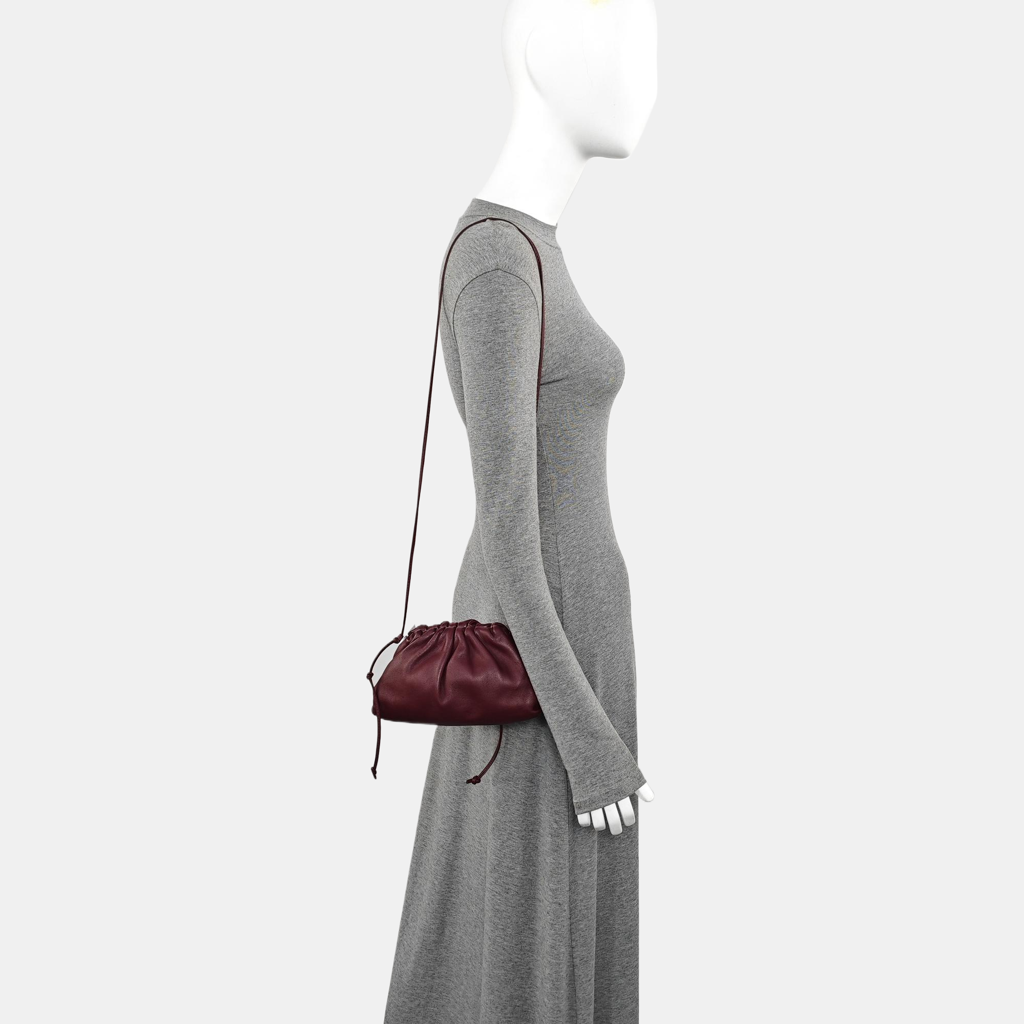The Pouch Mini Calfskin Red