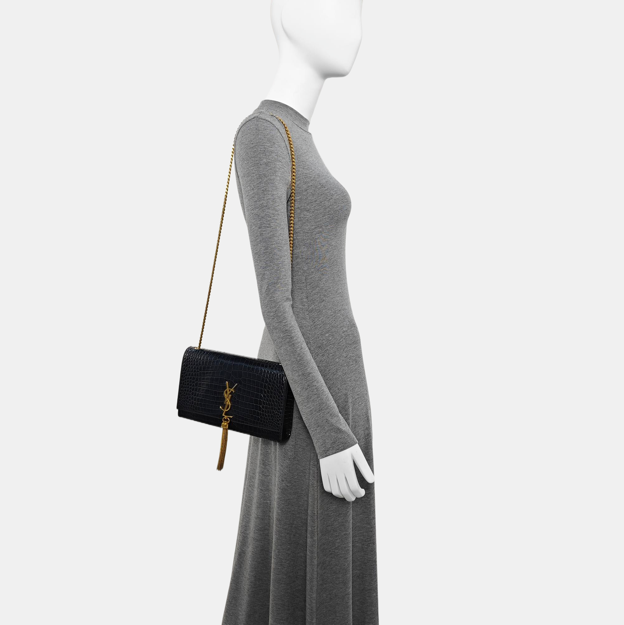 KATE Medium Calfskin Black