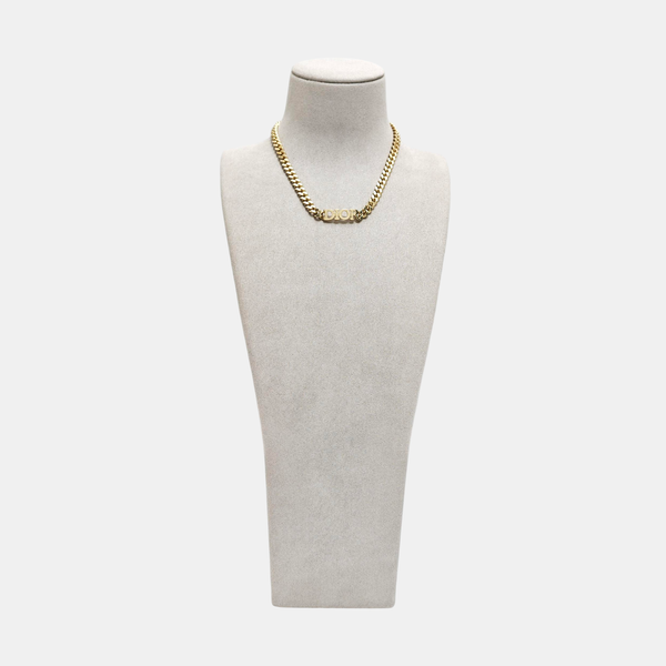 Petit CD Metal Gold Necklace