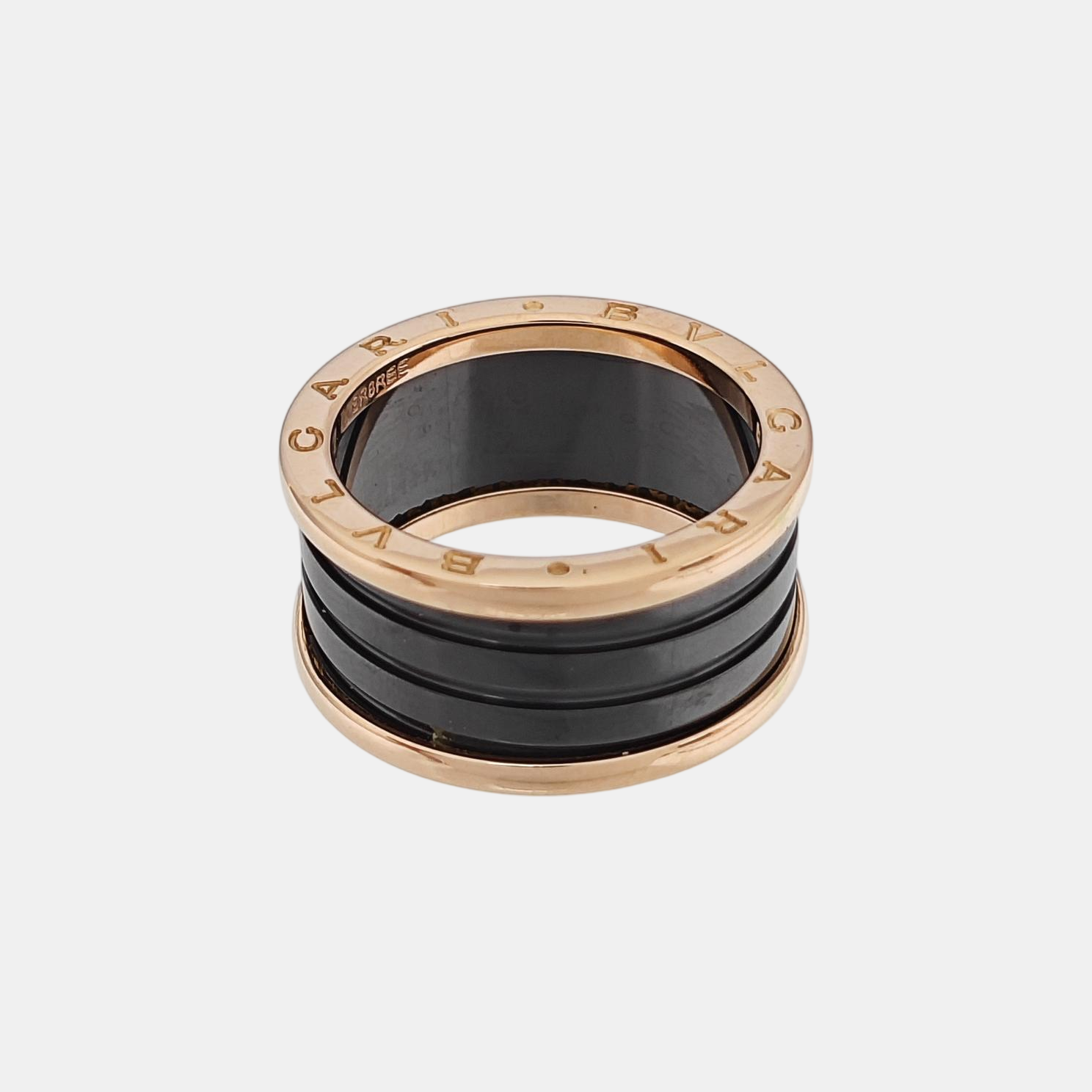 B.ZERO1 18k Rose Gold Ring EU 62