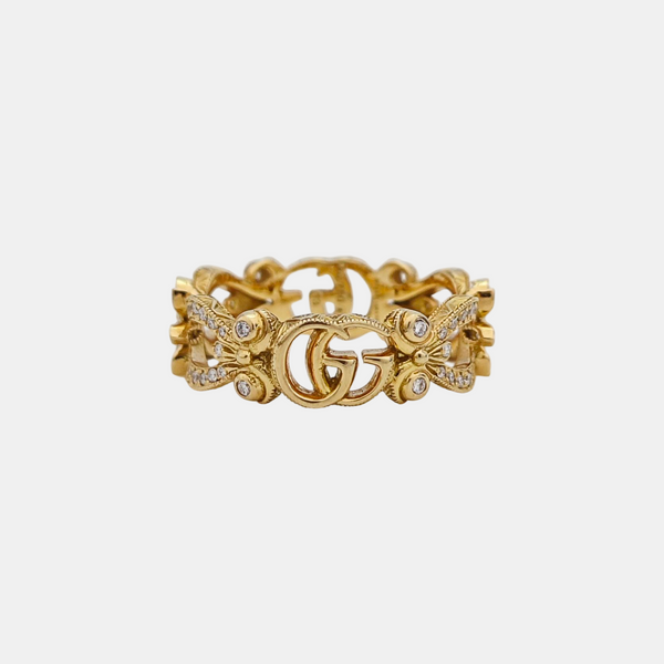 Gucci Flora 18k Gold Ring HK 13