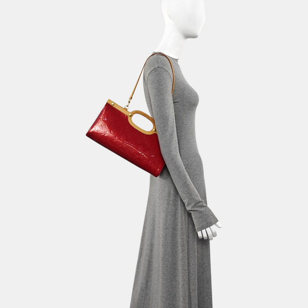 ROXBURY Monogram Patent Leather Red