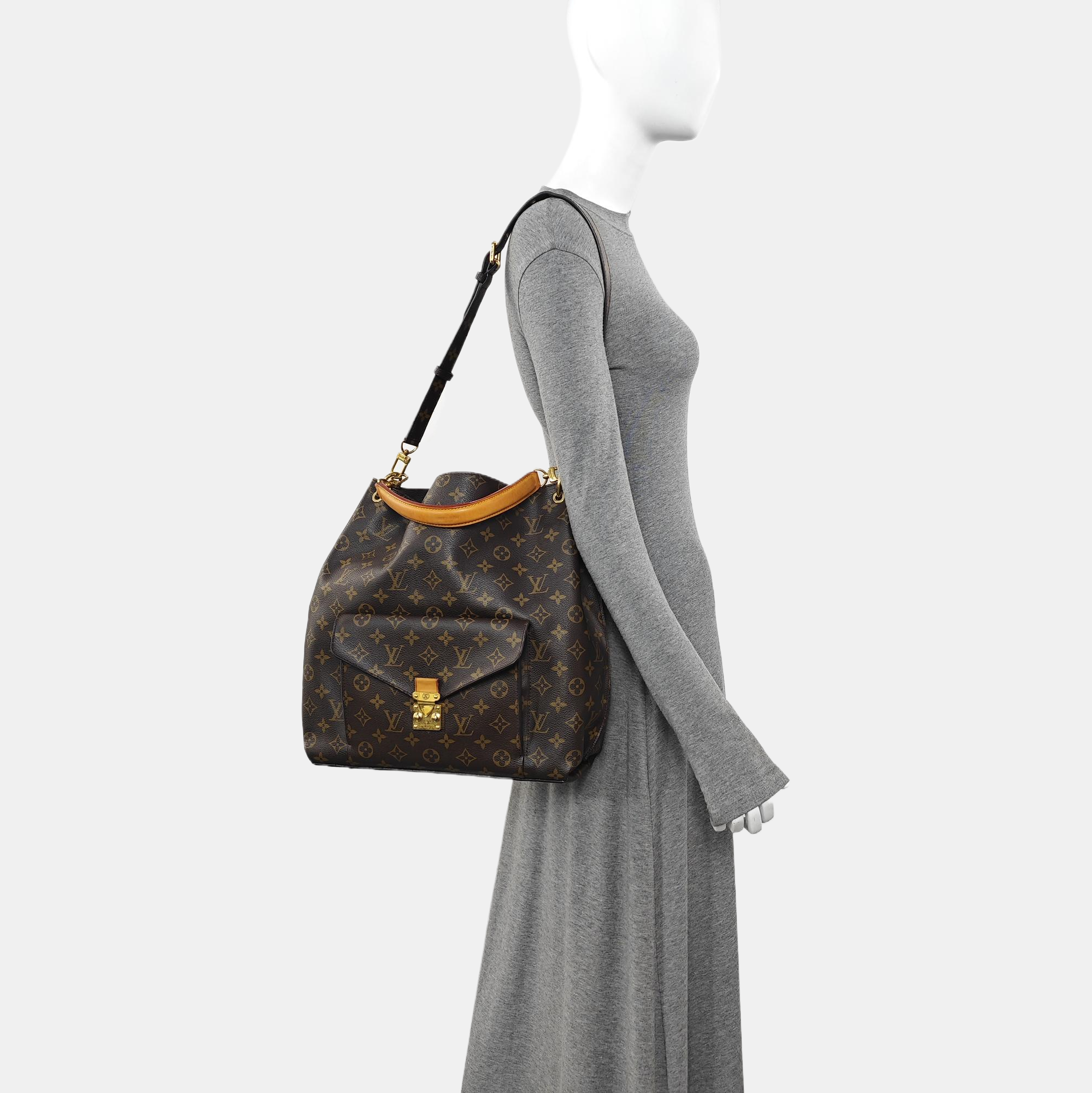 MÉTIS Monogram Coated Canvas Brown