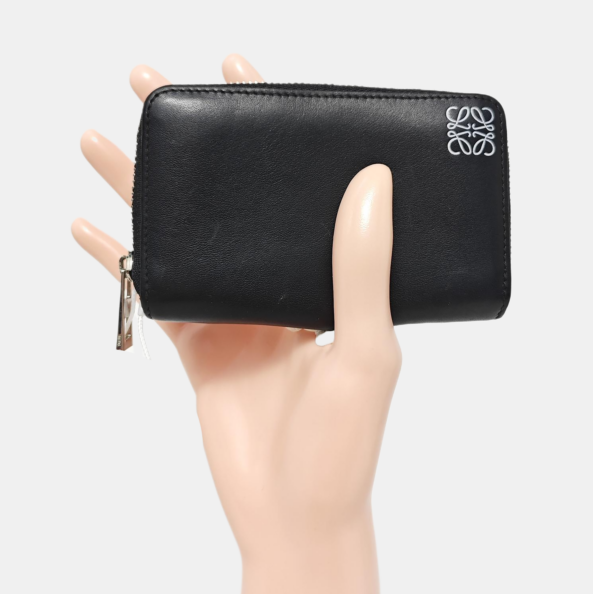 Calfskin Coin Purse Black