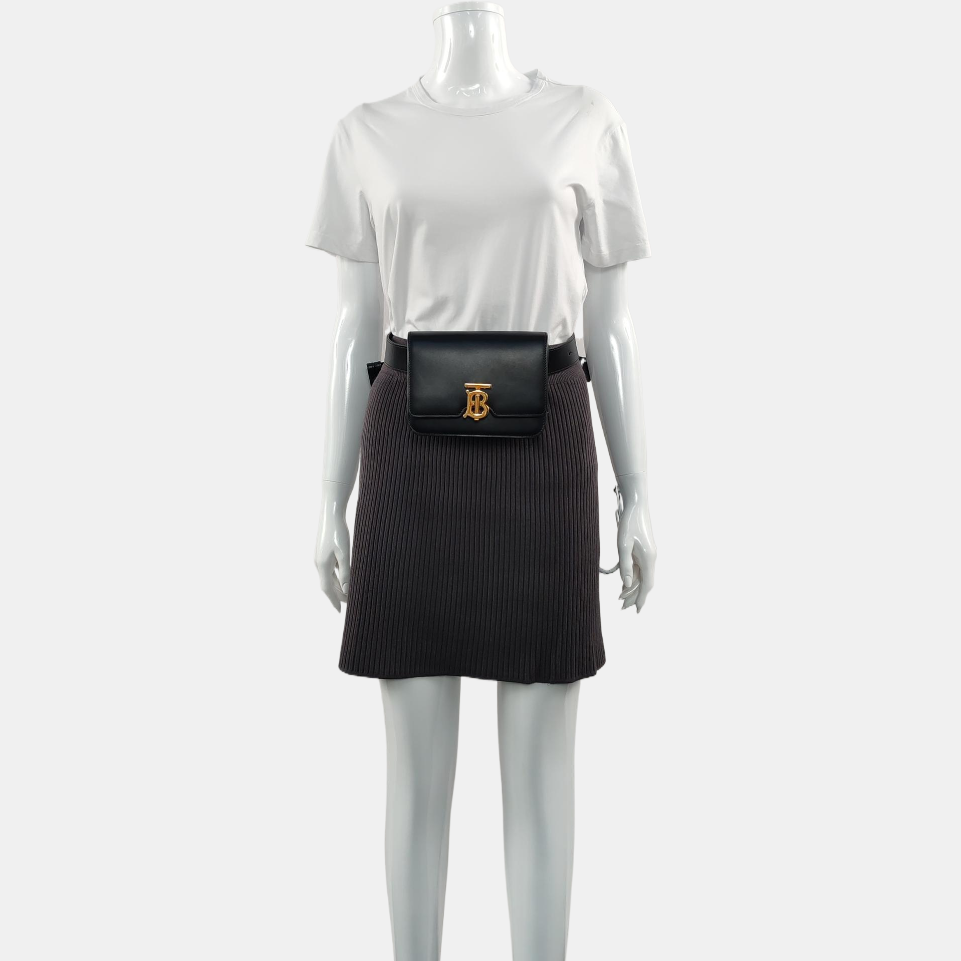 TB Mini Calfskin Black