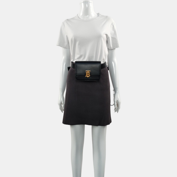 TB Mini Calfskin Black