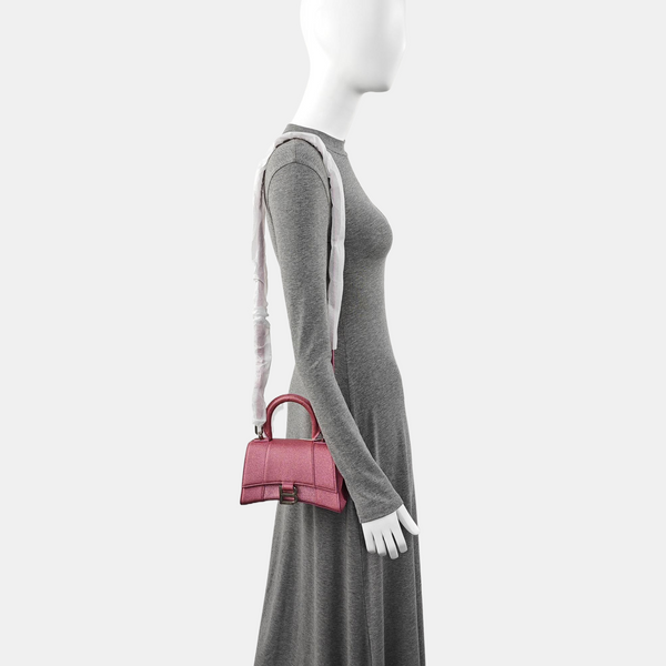 Hourglass XS Quilted Calfskin Red