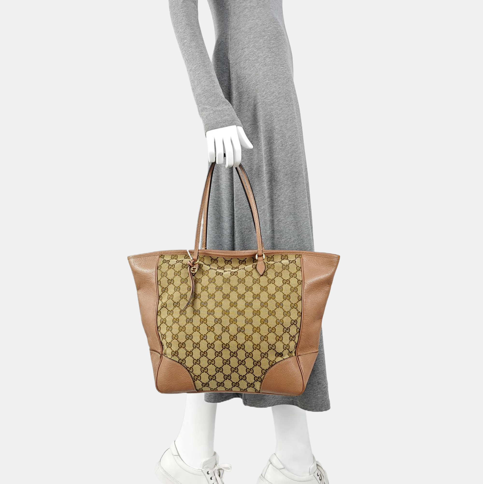Bree Monogram Canvas Brown