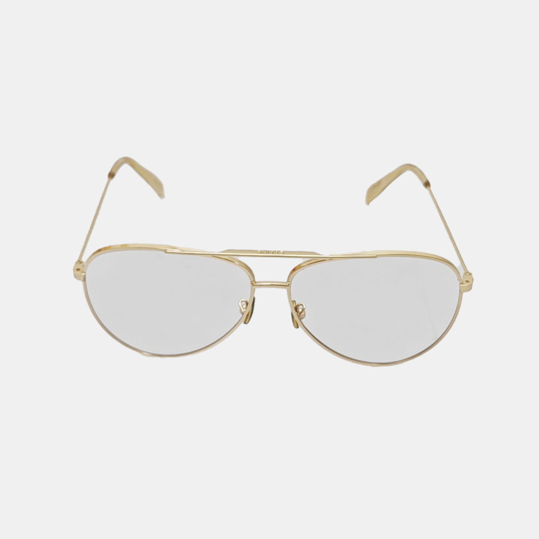 Metal Eyeglasses Gold