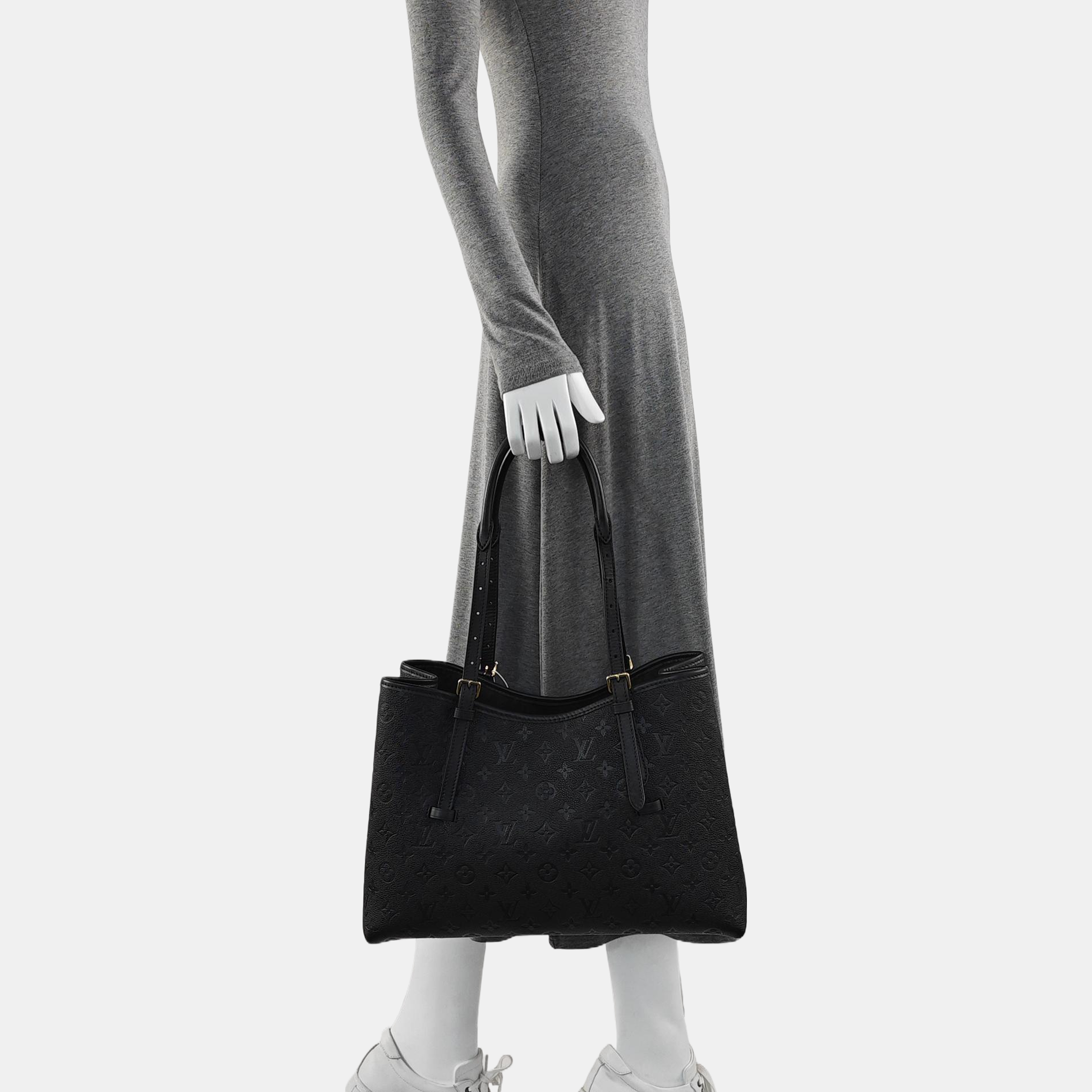 BABYLONE TOTE MM Monogram Calfskin Black
