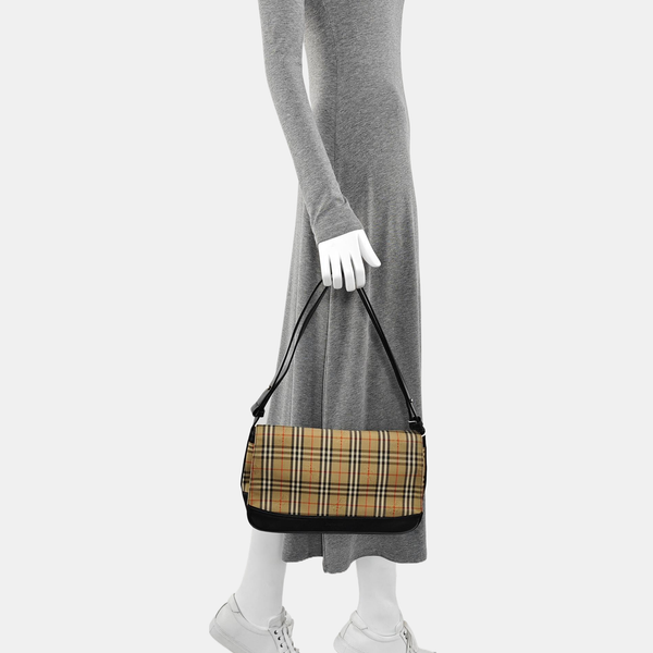 Canvas Shoulder Bag Beige