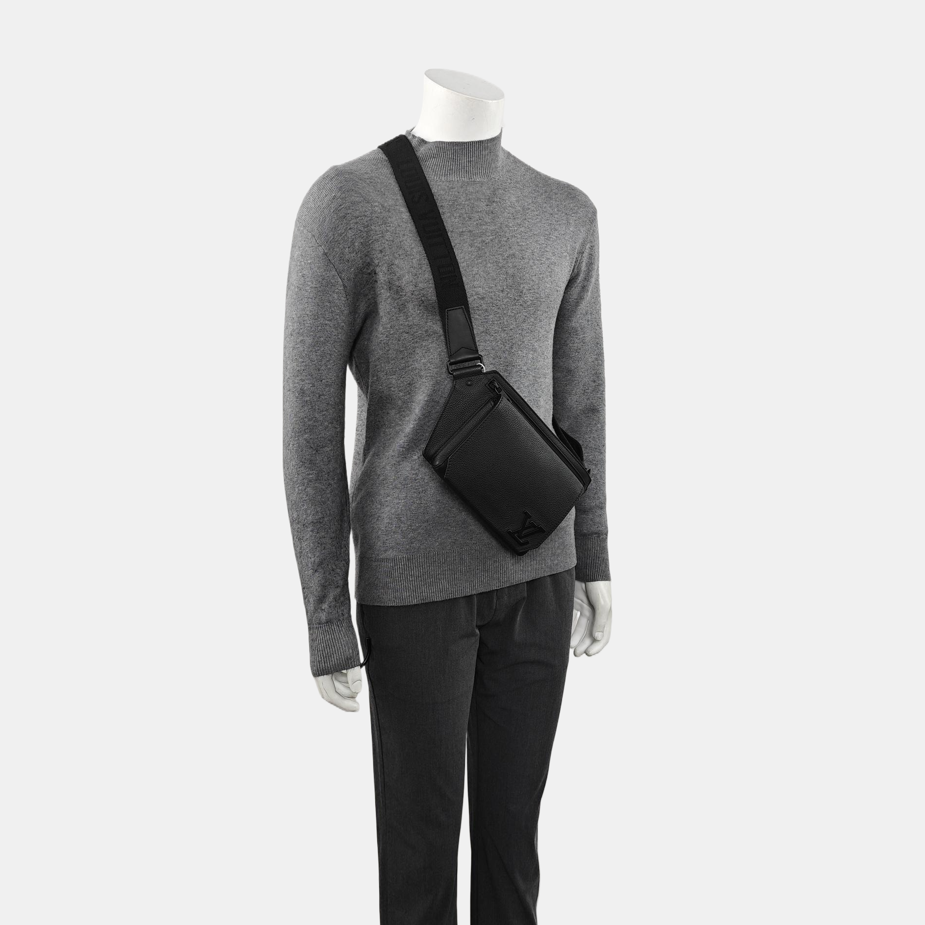 Calfskin Belt Bag Black