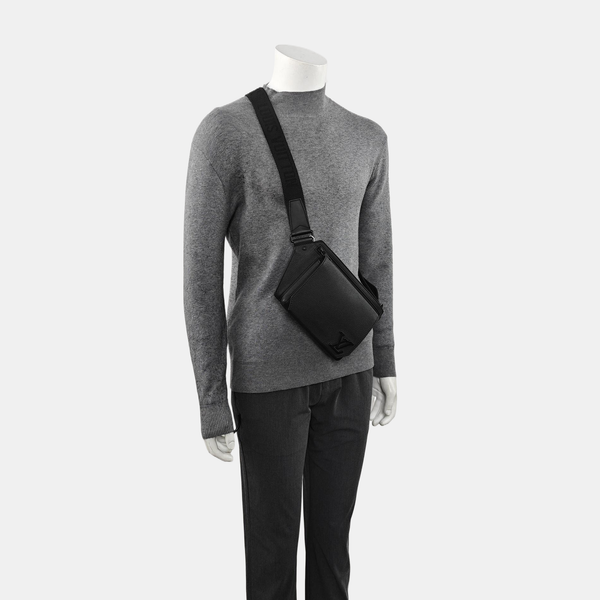 Calfskin Belt Bag Black
