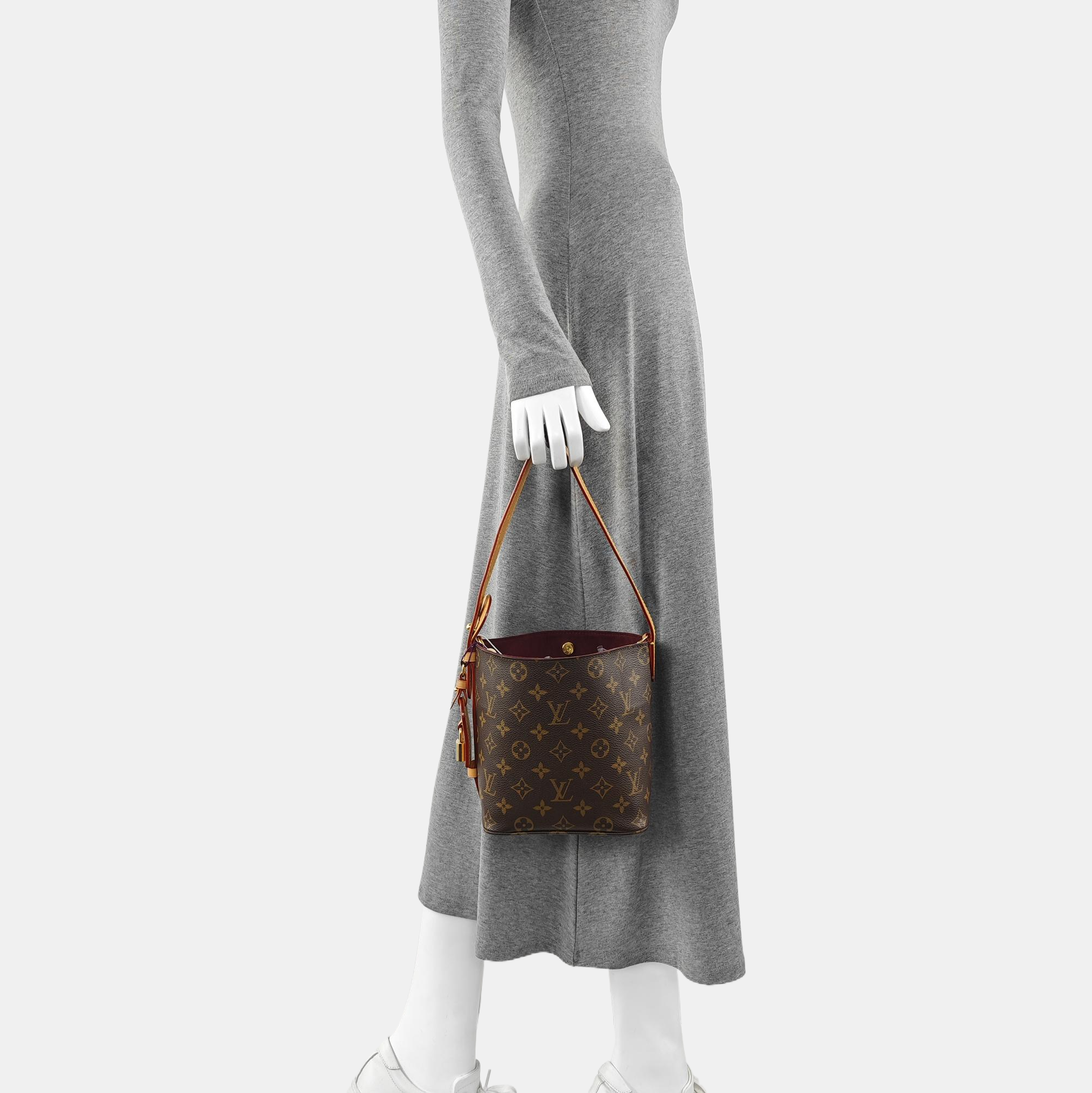 ALL IN Monogram Coated Canvas Brown