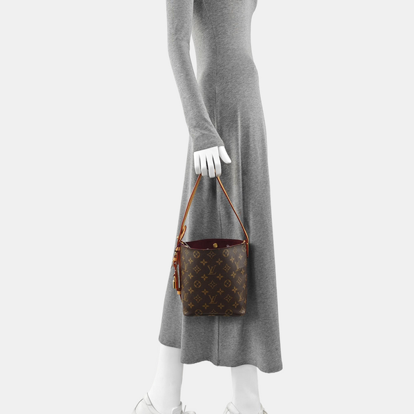 ALL IN Monogram Coated Canvas Brown
