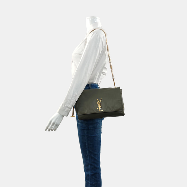 KATE Large Calfskin Gray