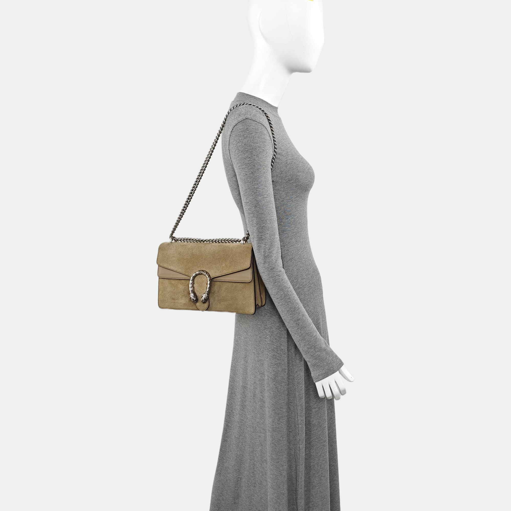 Dionysus Small Suede Gray