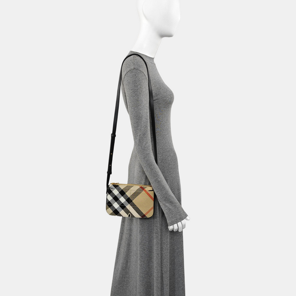 Canvas Shoulder Bag Beige