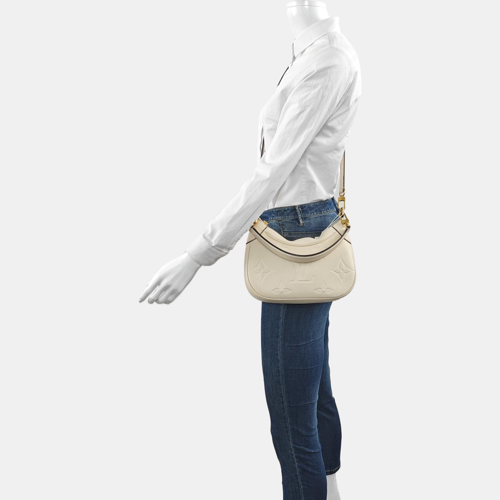 BAGATELLE Monogram Calfskin White