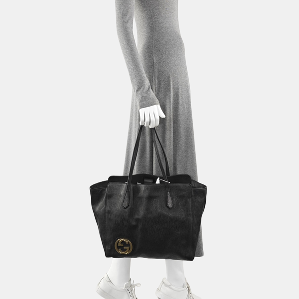 Calfskin Tote Bag Black