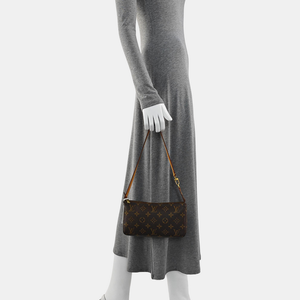 ACCESSOIRES GM Monogram Coated Canvas Brown