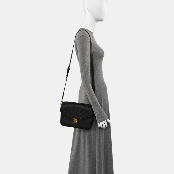 MÉTIS MM Monogram Calfskin Black