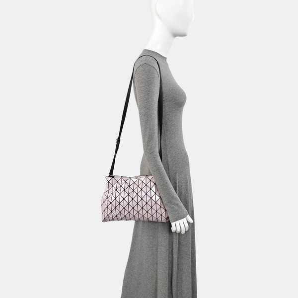 Special Material Shoulder Bag Pink