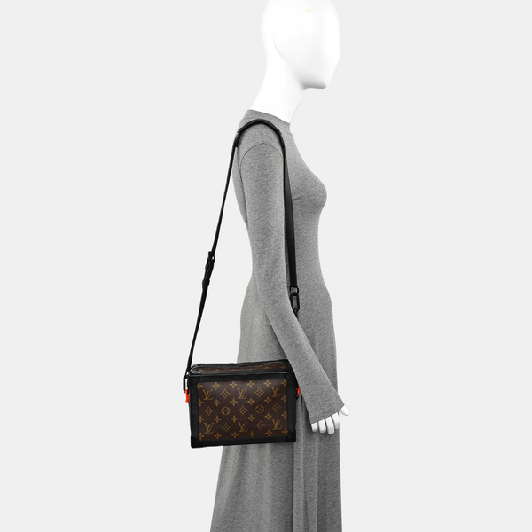 SOFT TRUNK Monogram Coated Canvas Brown