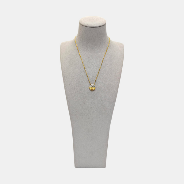 L TO V Metal Gold Necklace