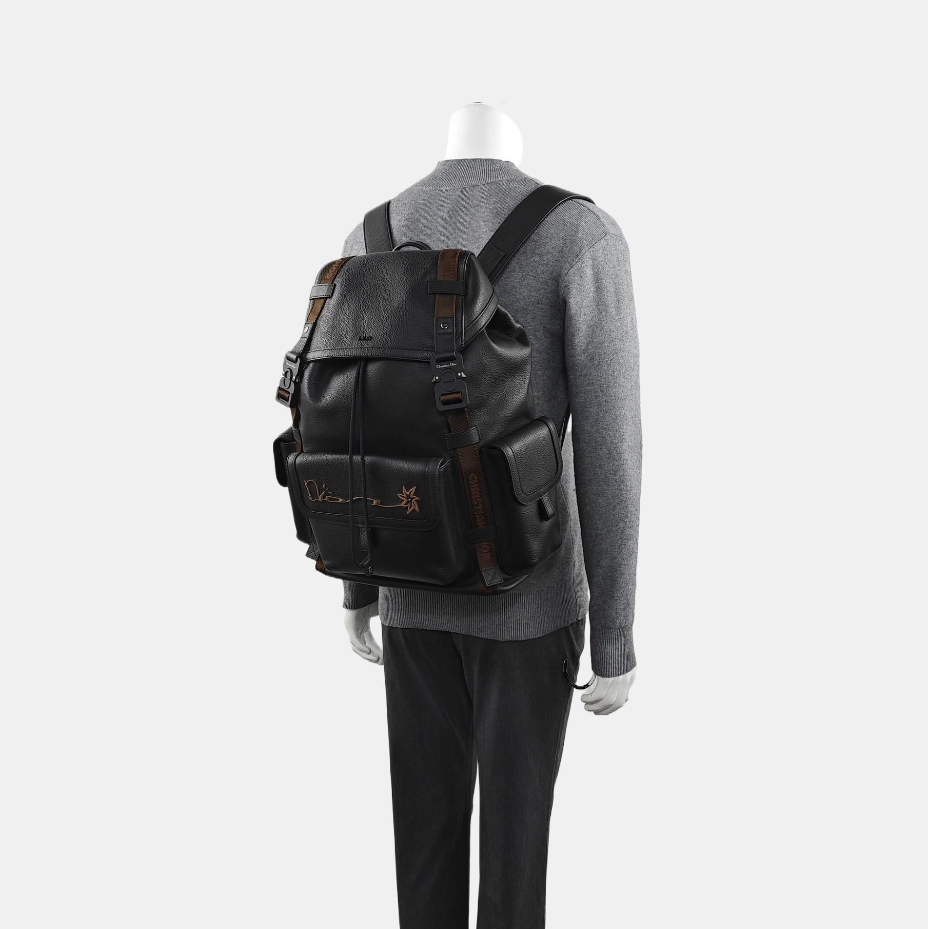 Calfskin Backpack Black