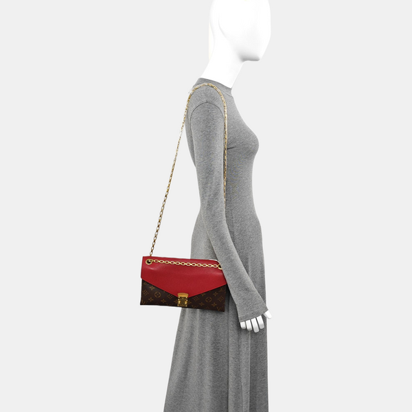 PALLAS BB Monogram Coated Canvas Brown