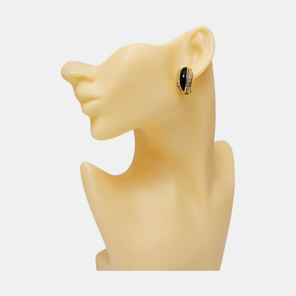 Metal Gold Clip On Earrings