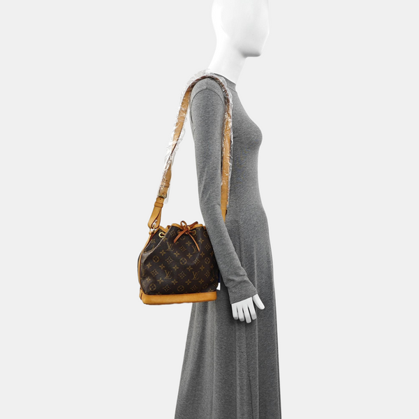 NOÉ BB Monogram Coated Canvas Brown