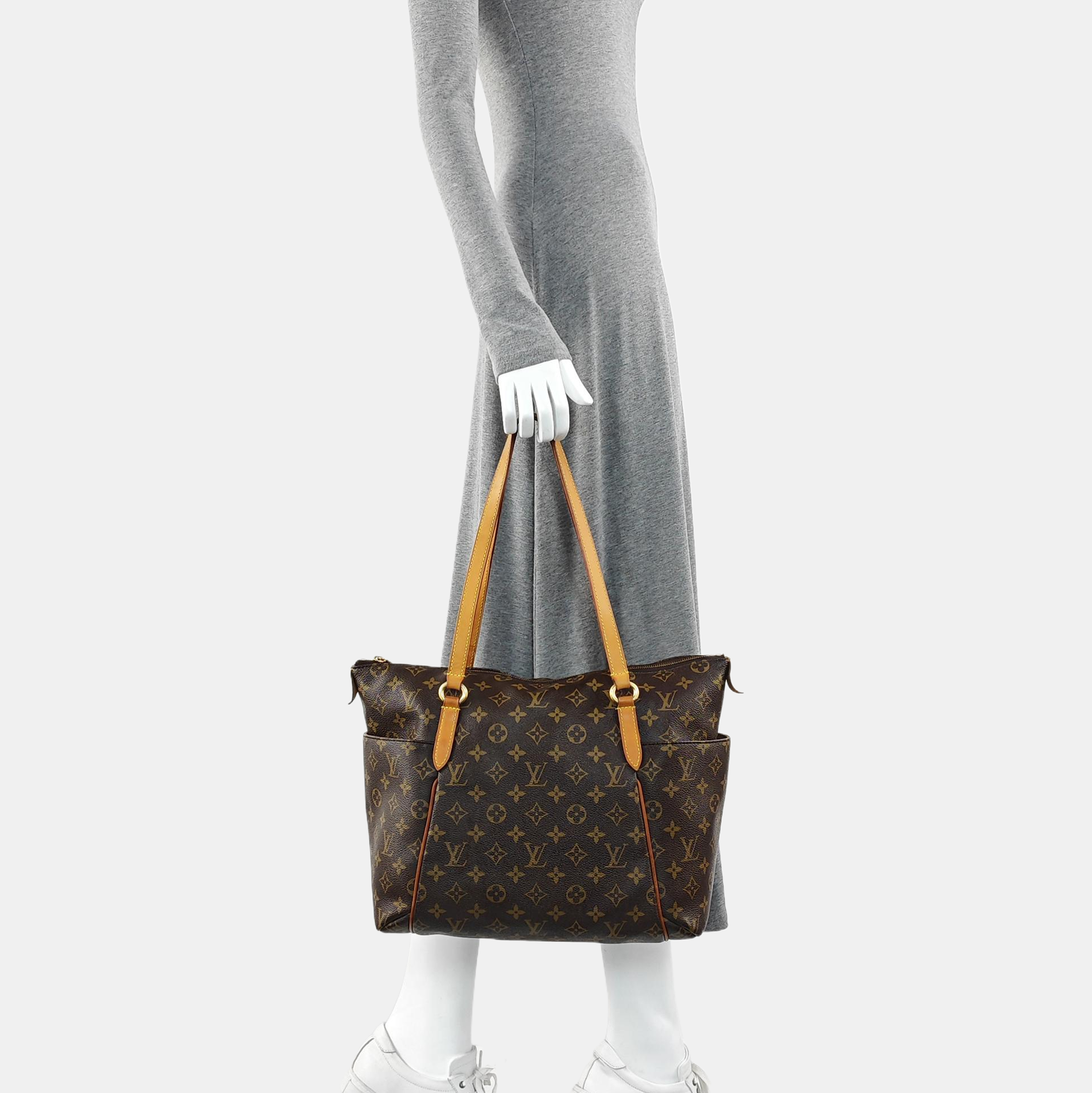 TOTALLY MM Monogram Coated Canvas Brown