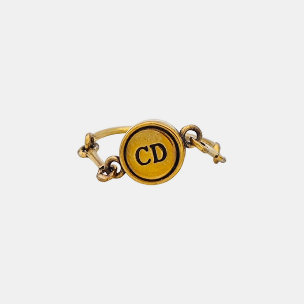 Metal Gold Ring EU 49