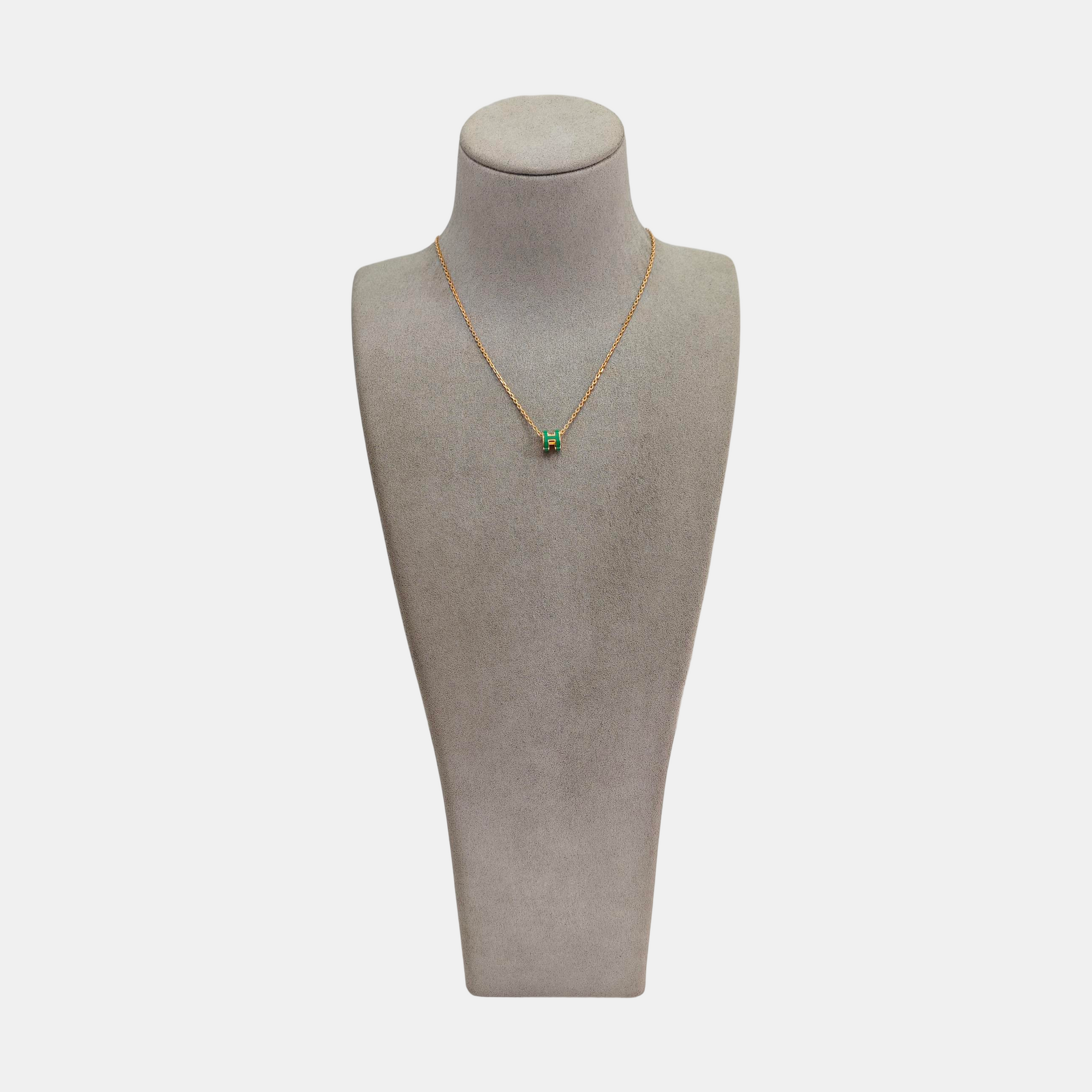 Pop H Metal Rose Gold Necklace