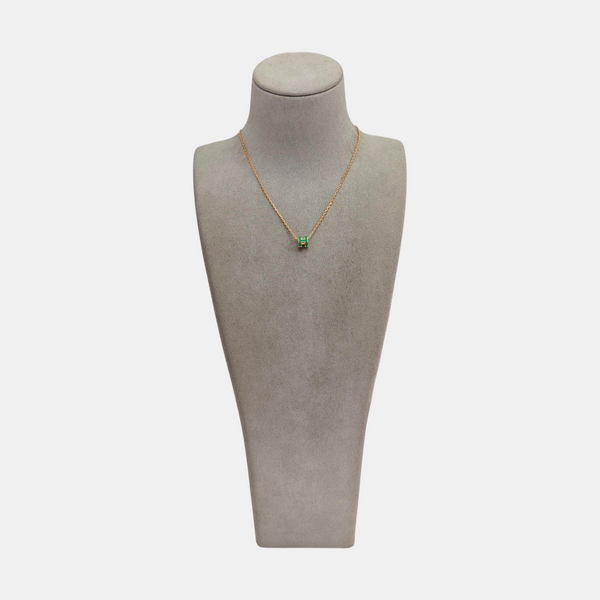 Pop H Metal Rose Gold Necklace
