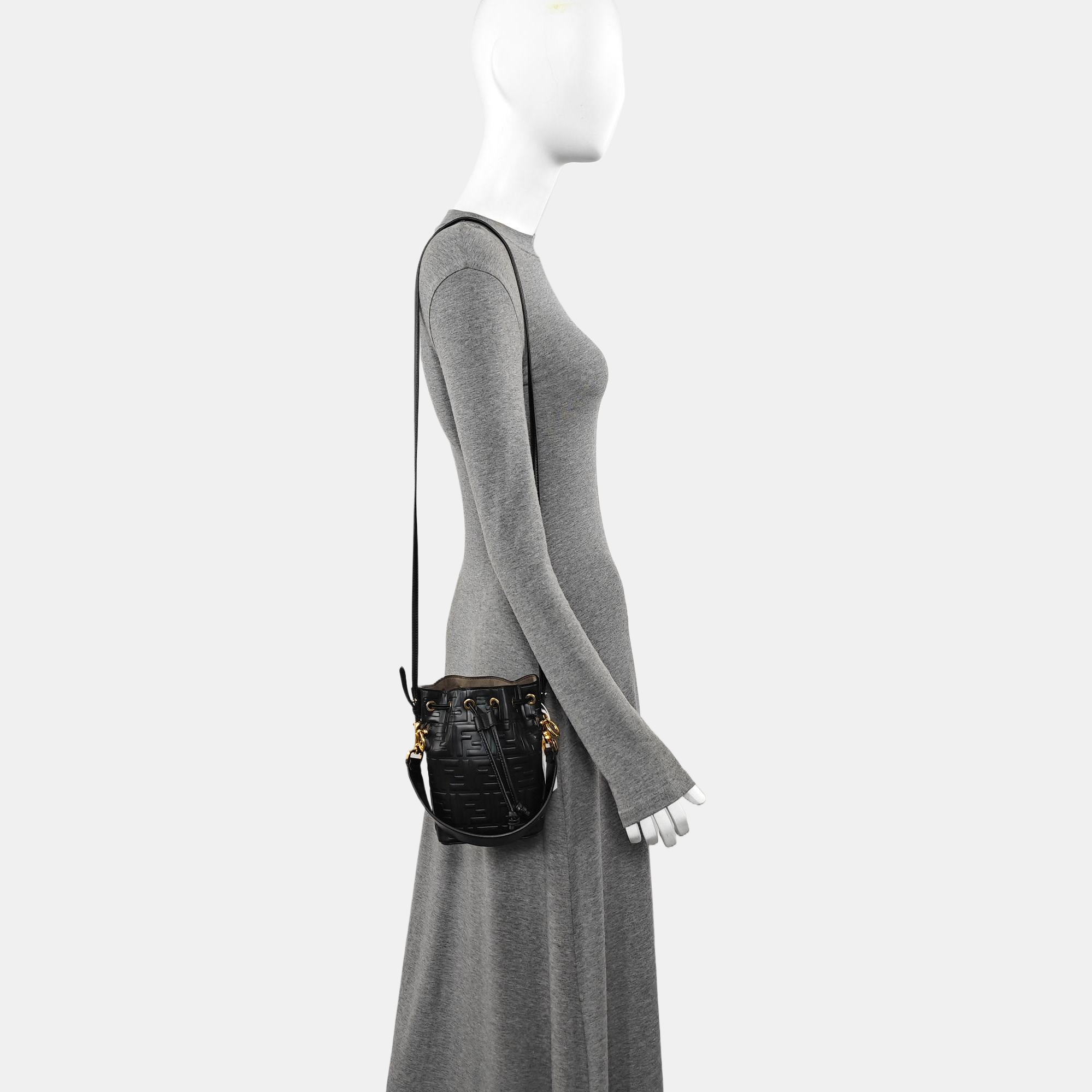 Mon Tresor Mini Calfskin Black