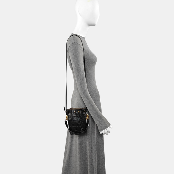 Mon Tresor Mini Calfskin Black